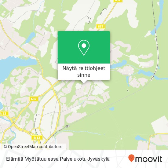 Elämää Myötätuulessa Palvelukoti kartta