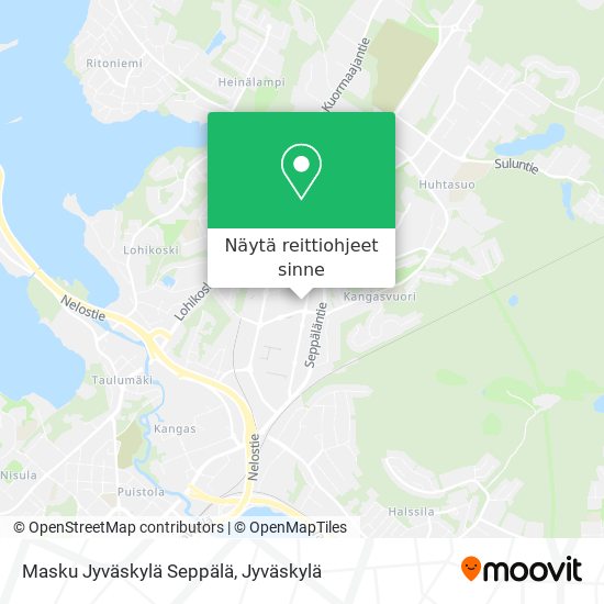 Masku Jyväskylä Seppälä kartta