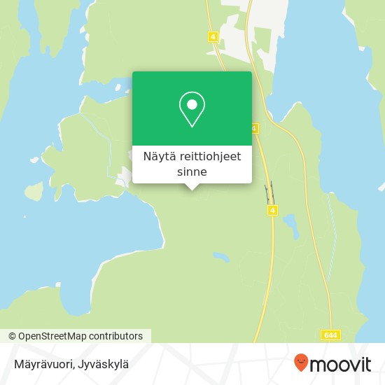 Kuinka päästä kohteeseen Mäyrävuori paikassa Jyväskylän Mlk kulkuvälineellä  Bussi?