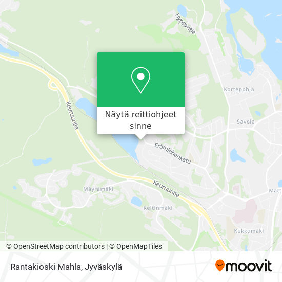 Rantakioski Mahla kartta