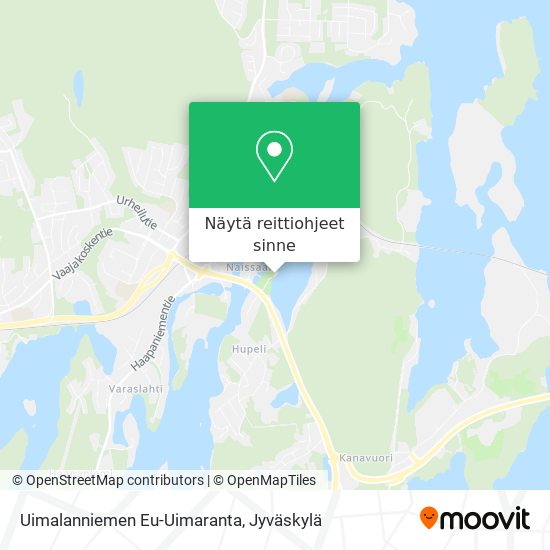 Uimalanniemen Eu-Uimaranta kartta