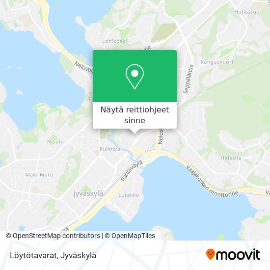 Löytötavarat kartta