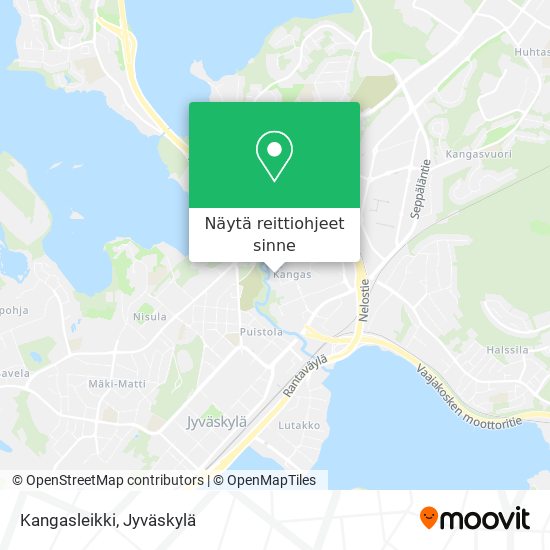 Kangasleikki kartta