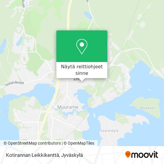 Kotirannan Leikkikenttä kartta