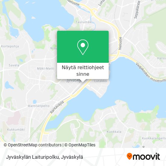 Jyväskylän Laituripolku kartta