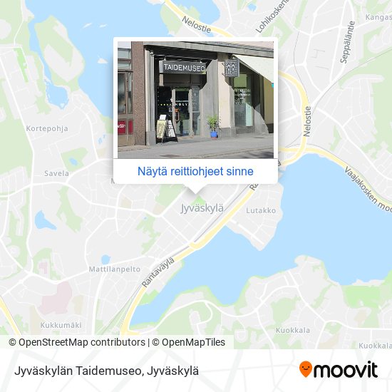 Jyväskylän Taidemuseo kartta