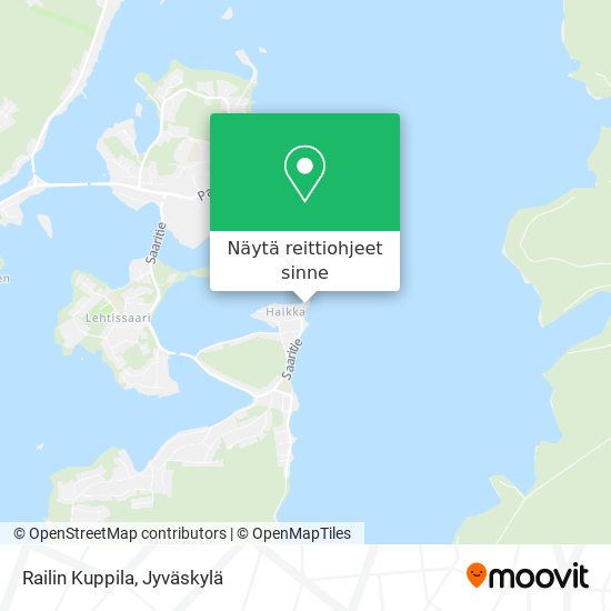 Railin Kuppila kartta