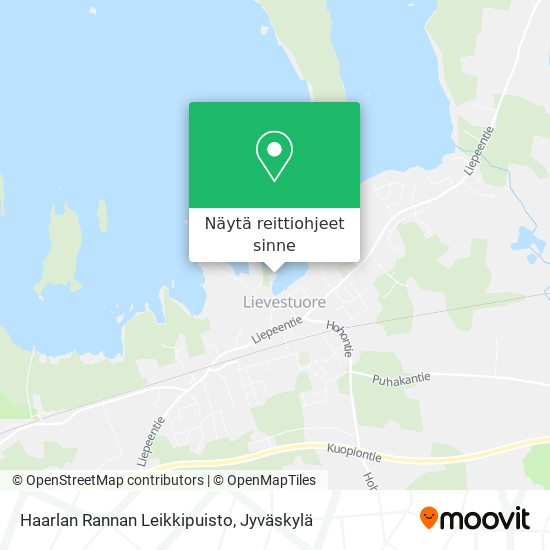 Haarlan Rannan Leikkipuisto kartta