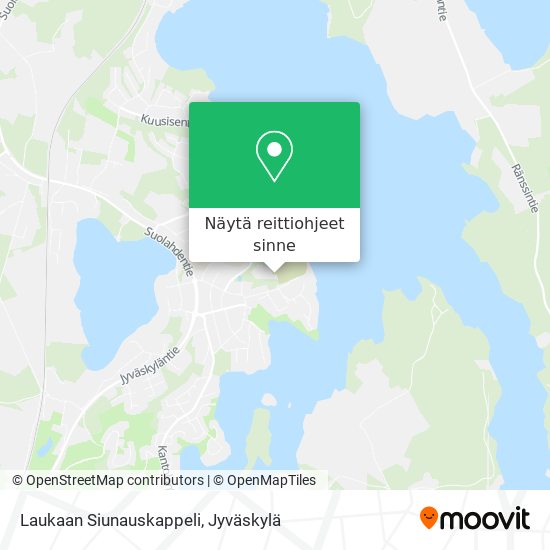 Laukaan Siunauskappeli kartta