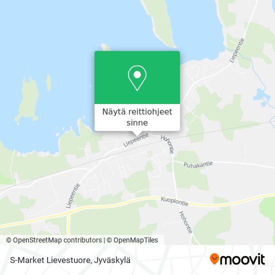 S-Market Lievestuore kartta