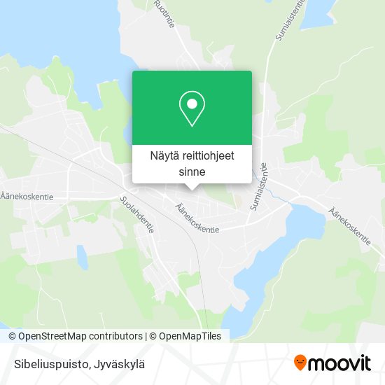 Sibeliuspuisto kartta