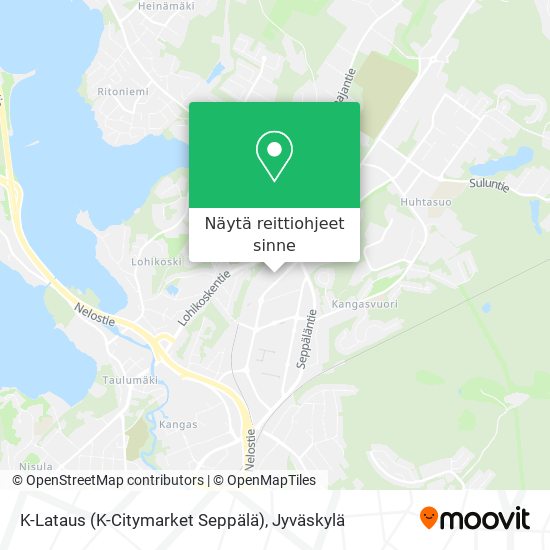 K-Lataus (K-Citymarket Seppälä) kartta