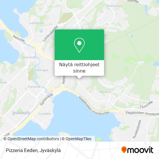Pizzeria Eeden kartta