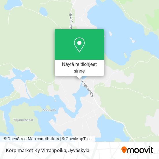 Korpimarket Ky Virranpoika kartta
