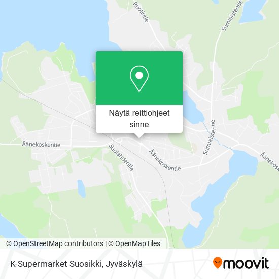 K-Supermarket Suosikki kartta
