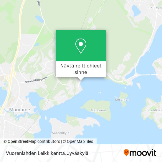 Vuorenlahden Leikkikenttä kartta