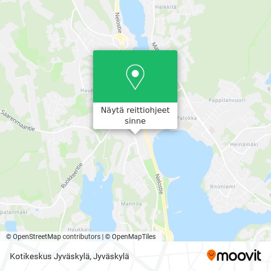 Kotikeskus Jyväskylä kartta
