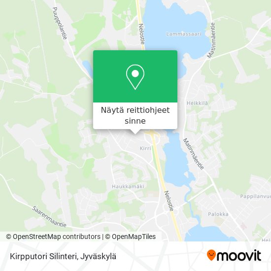 Kirpputori Silinteri kartta