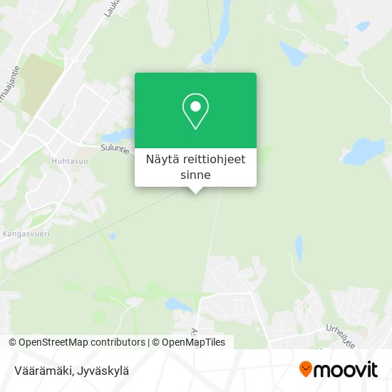 Väärämäki kartta