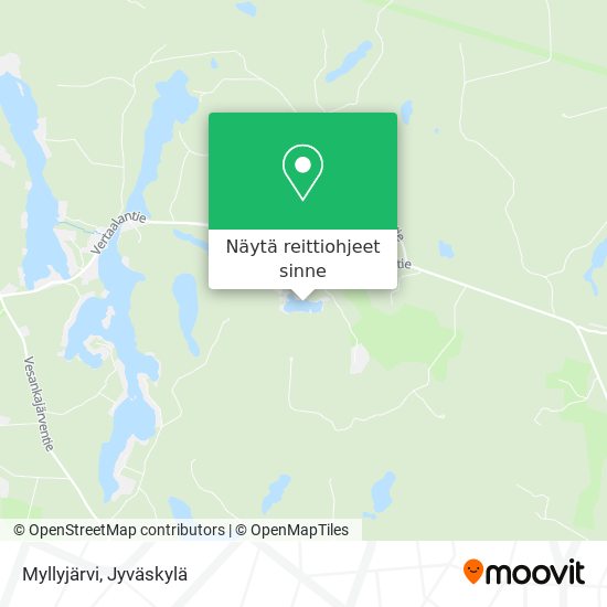 Myllyjärvi kartta
