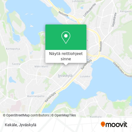 Kuinka päästä kohteeseen Kekäle paikassa Jyväskylä kulkuvälineellä Bussi?