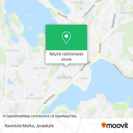 Ravintola Mutka kartta