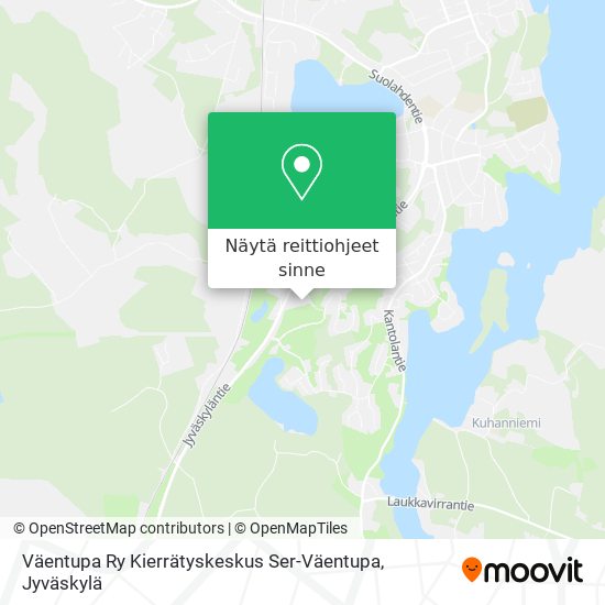 Väentupa Ry Kierrätyskeskus Ser-Väentupa kartta
