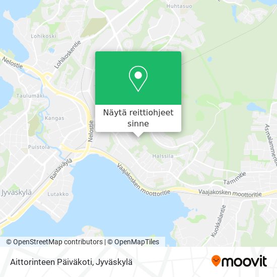 Aittorinteen Päiväkoti kartta