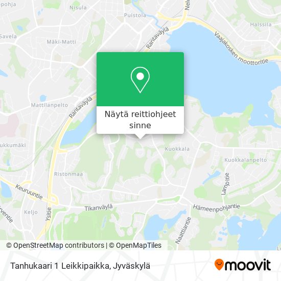 Tanhukaari 1 Leikkipaikka kartta