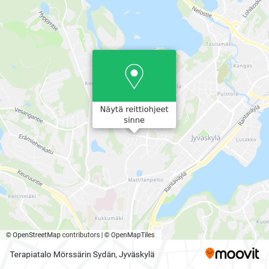 Terapiatalo Mörssärin Sydän kartta