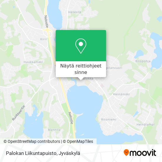 Palokan Liikuntapuisto kartta