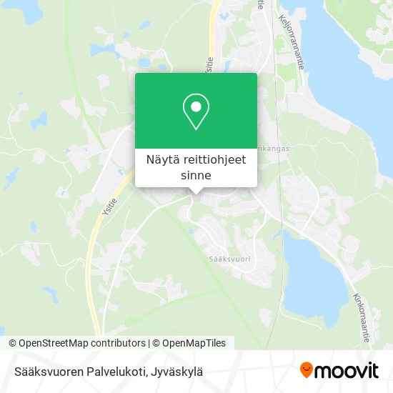 Sääksvuoren Palvelukoti kartta