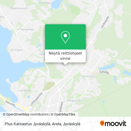 Plus Katsastus Jyväskylä, Arela kartta