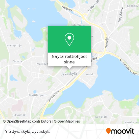 Yle Jyväskylä kartta