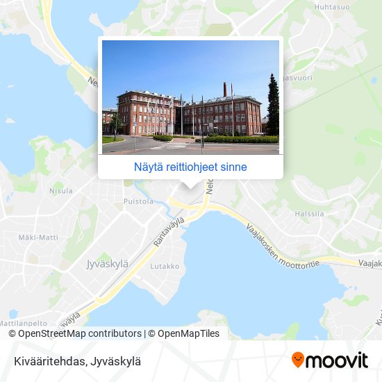 Kivääritehdas kartta