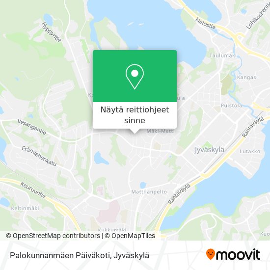 Palokunnanmäen Päiväkoti kartta