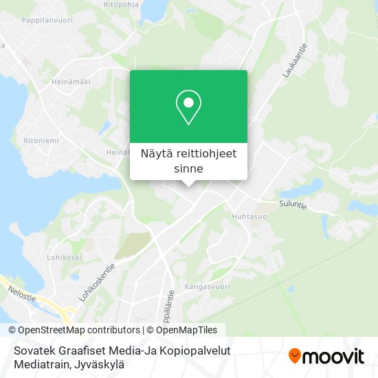 Sovatek Graafiset Media-Ja Kopiopalvelut Mediatrain kartta