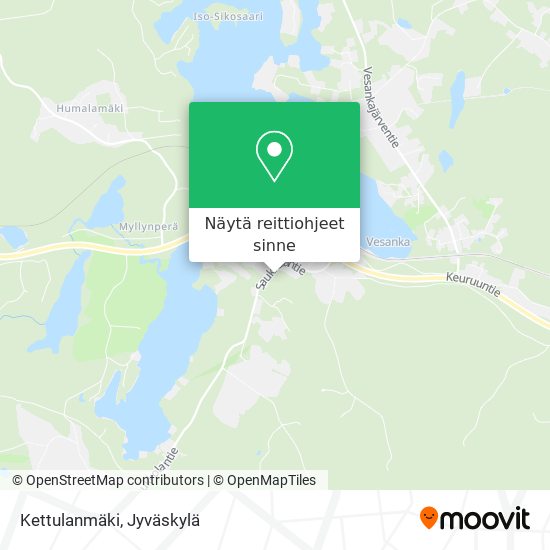 Kettulanmäki kartta