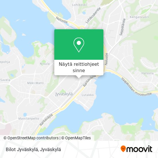 Bilot Jyväskylä kartta