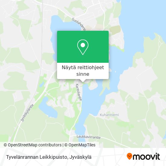 Tyvelänrannan Leikkipuisto kartta