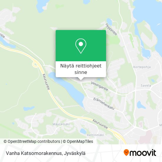 Vanha Katsomorakennus kartta