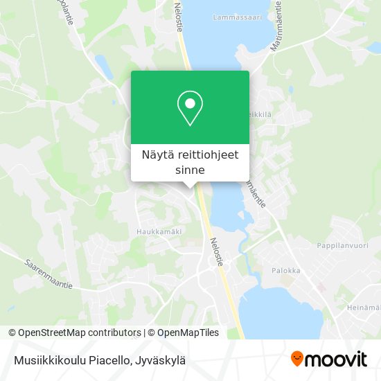 Musiikkikoulu Piacello kartta