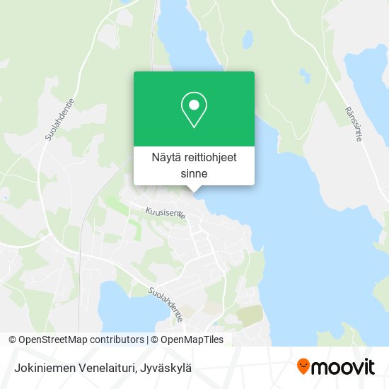 Jokiniemen Venelaituri kartta
