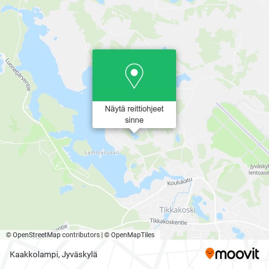 Kaakkolampi kartta