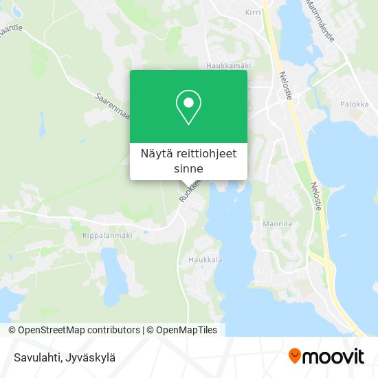 Savulahti kartta