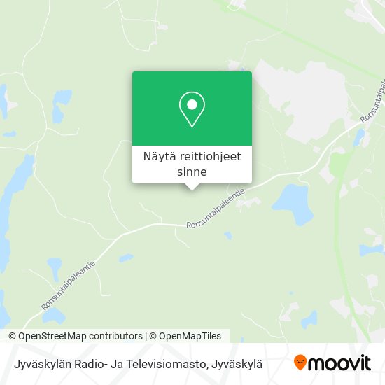 Jyväskylän Radio- Ja Televisiomasto kartta