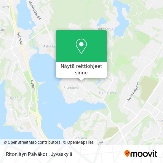 Ritoniityn Päiväkoti kartta