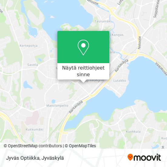 Jyväs Optiikka kartta