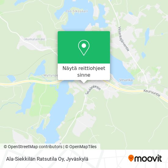 Ala-Siekkilän Ratsutila Oy kartta