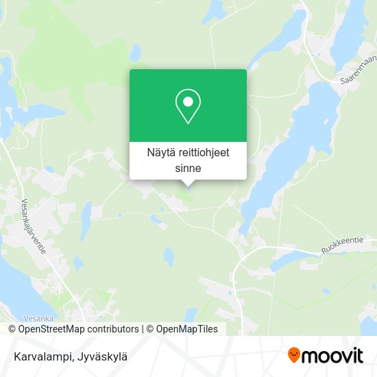 Karvalampi kartta